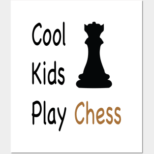 Cool Kids Play Chess Posters and Art